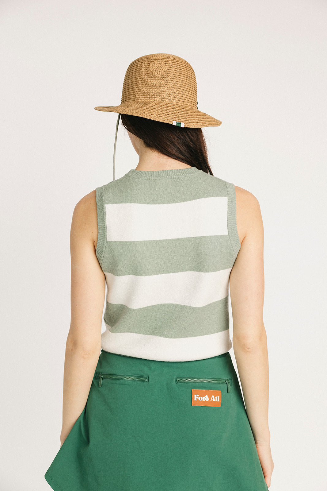 Sailor Sweater Vest - Sea/Sugar Stripes – foreall.com