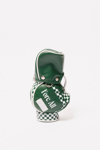 Bag Caddie - Green/White Checkered – foreall.com
