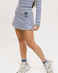 George Skirt - Indigo/White FA