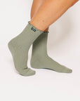 Reef Ruffle Sock - Sea