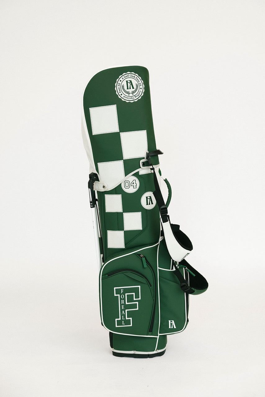 University Golf Bag - Green/White Patches