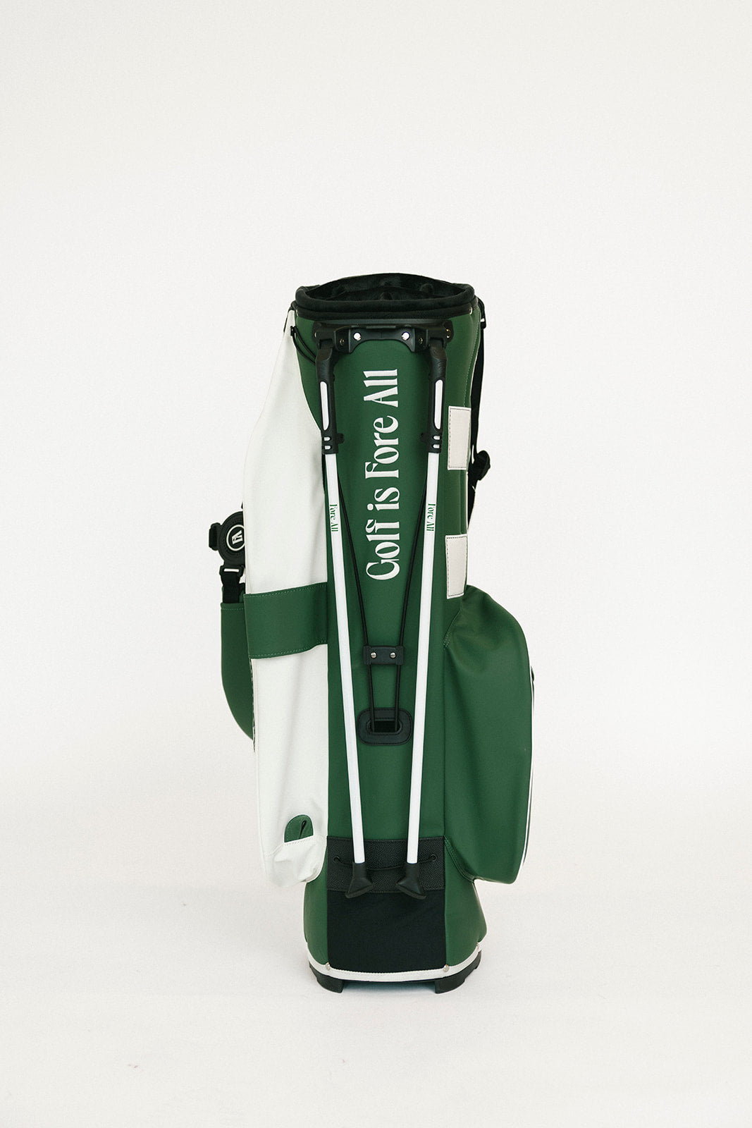 University Golf Bag - Green/White Patches