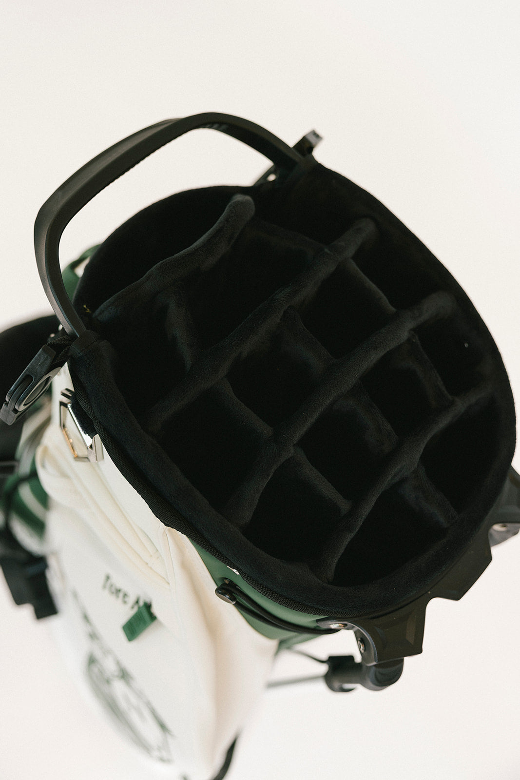 University Golf Bag - Green/White Patches