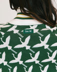 Flora Knit Jacket - Green Flamingo