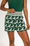 Green Flamingo Pattern