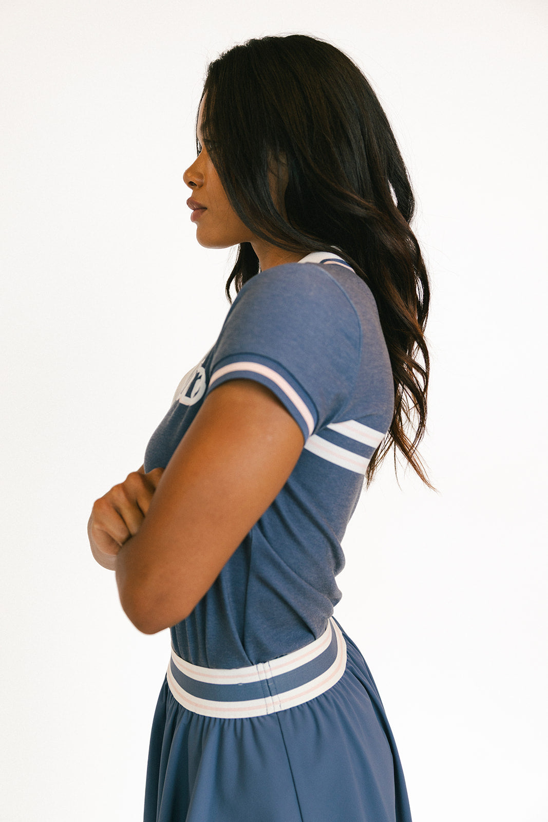 Retro Angie Polo - Indigo