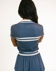 Retro Angie Polo - Indigo