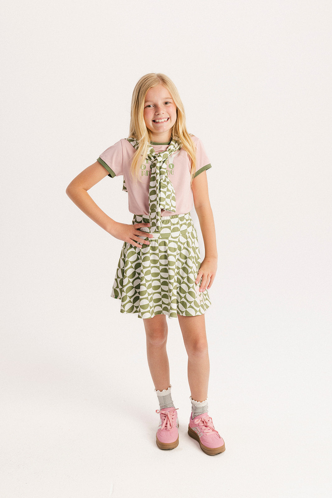 Youth I Can Play Tee - Pink