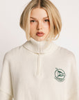 Nautical Quarter Zip - Sugar