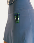 George Skirt - Indigo / White Stripes