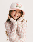 Golfie Barbie Hat - Pink/White