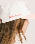 Golfie Barbie Hat - Pink/White