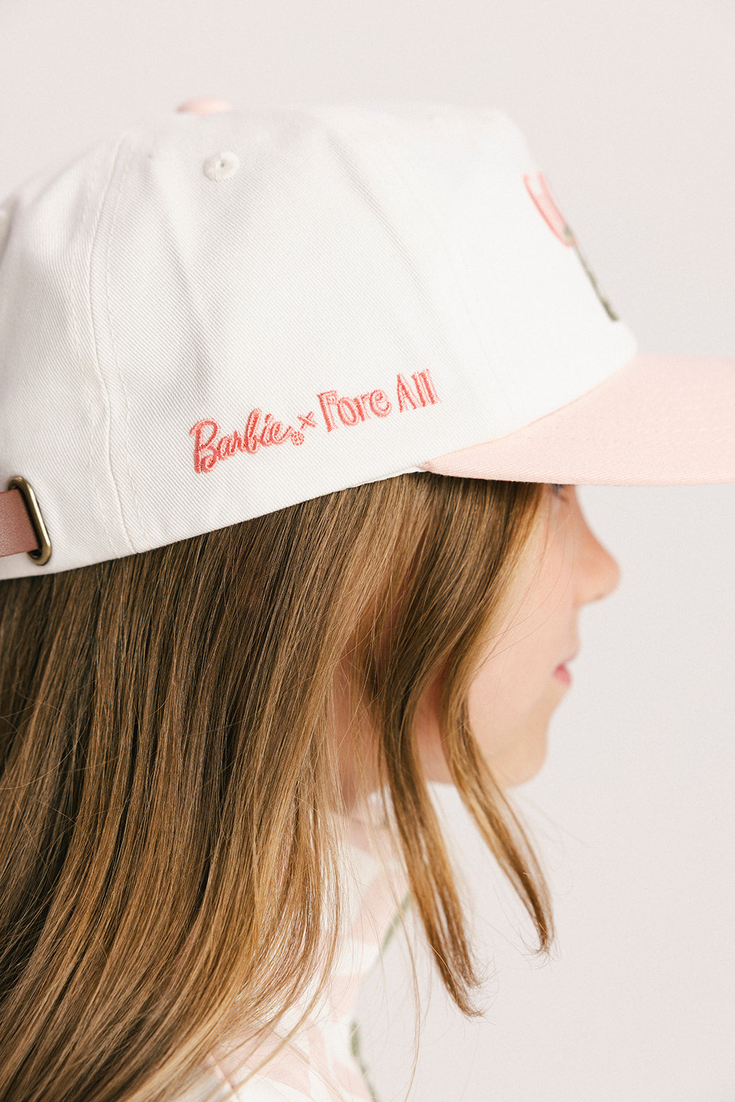 Golfie Barbie Hat - Pink/White