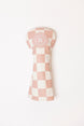 PINK/WHITE CHECKERED