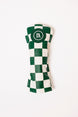 GREEN/WHITE CHECKERED