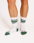 Retro Knee High Sock - Green