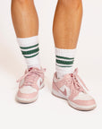 Retro Knee High Sock - Green