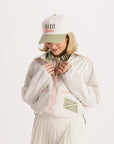 Golfie Barbie Hat - Putting Green/White
