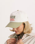Golfie Barbie Hat - Putting Green/White