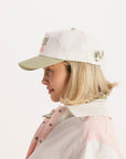 Golfie Barbie Hat - Putting Green/White