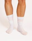 Retro Knee High Sock - Pink