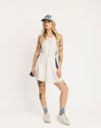 Taylor Dress - Indigo/White