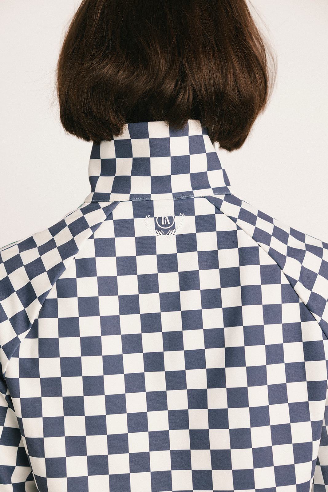 Lyla Jacket - Indigo/White Checkered