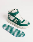 Ecco X Fore All W Golf Street 720 - White/Green Checkered
