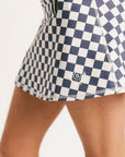 George Skirt - Indigo/White Checkered