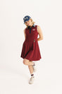 Jordan Dress - Wine