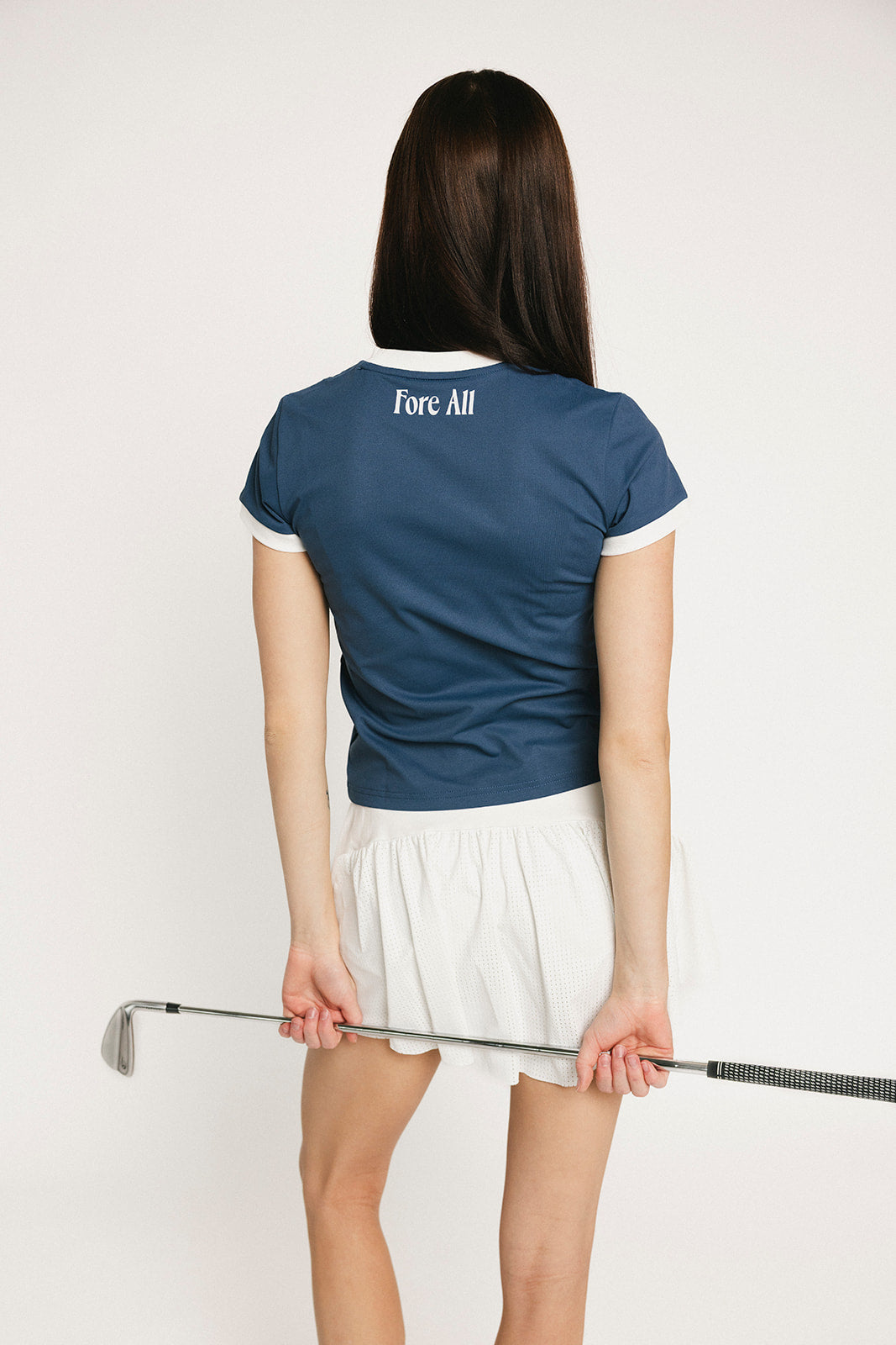 Ringer Tee - Girls Is Players Too Indigo