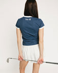 Ringer Tee - Girls Is Players Too Indigo
