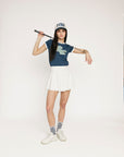 Ringer Tee - Girls Is Players Too Indigo
