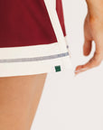 Stripe George Skirt - Wine/Heritage