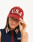 Usa Hat - Wine