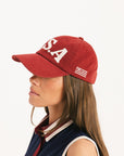 Usa Hat - Wine