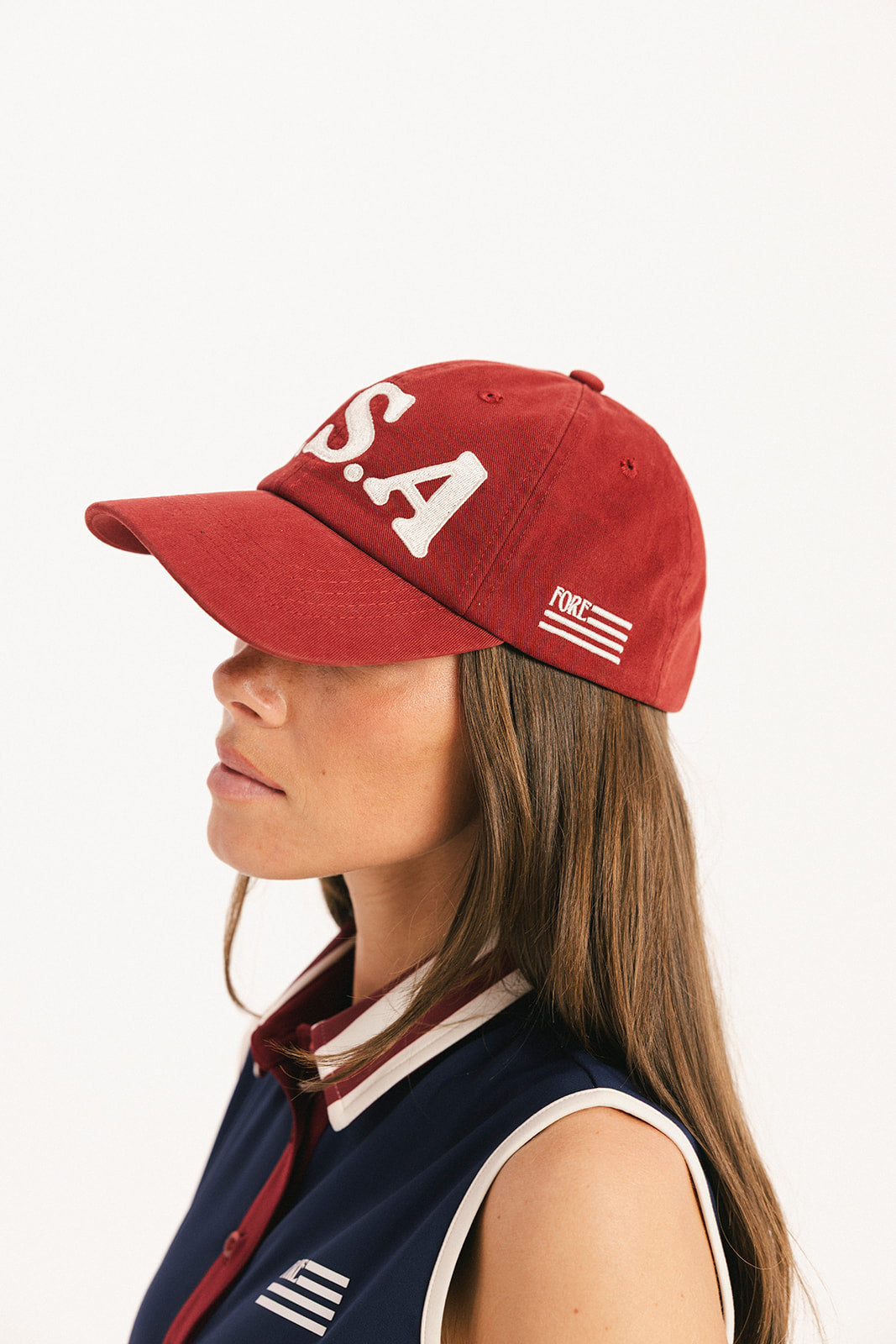 Usa Hat - Wine