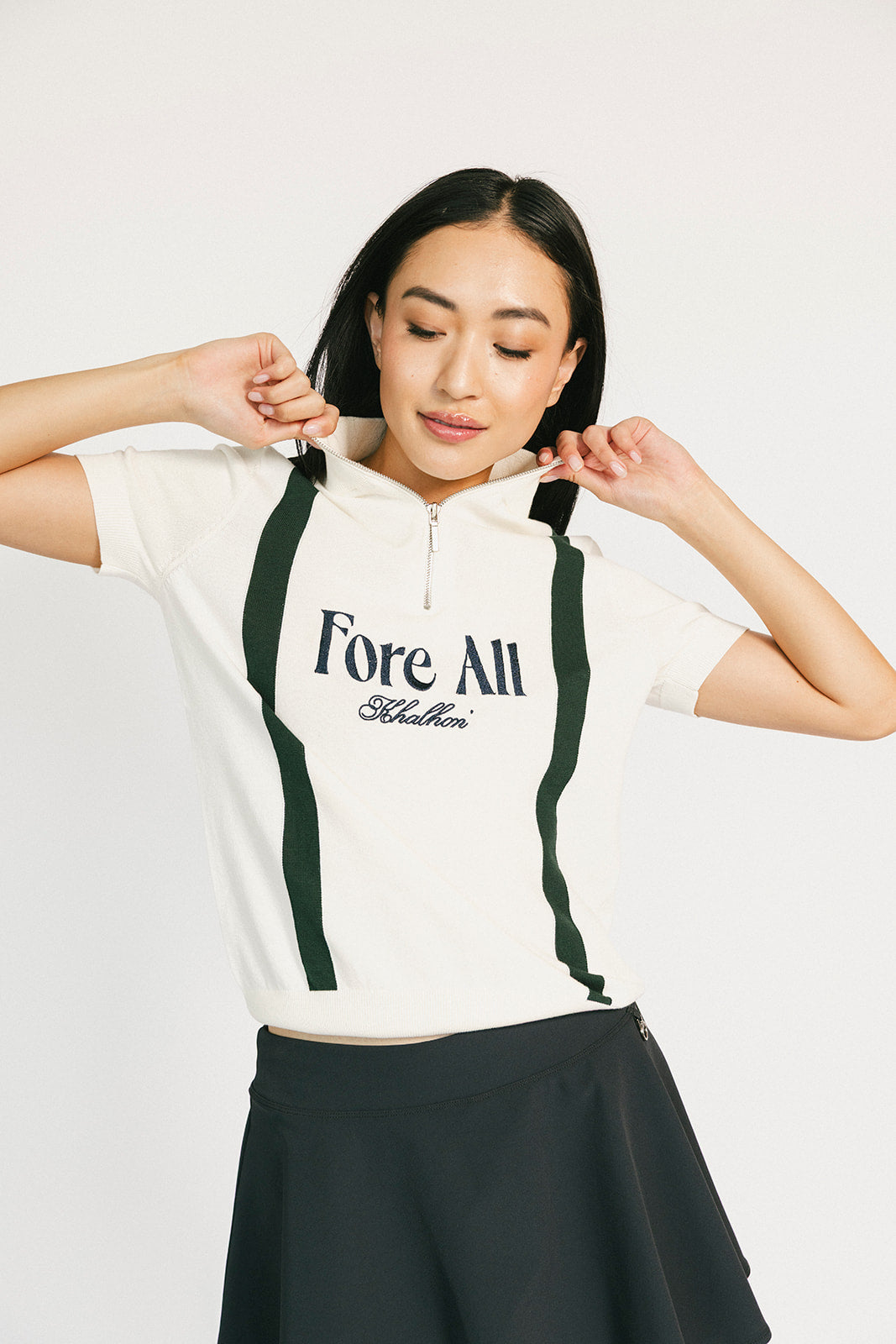 Womens Busan Zip Sweater - Oatmeal