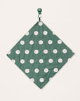 Magnet Golf Towel - Green/White Pok-A-Dot
