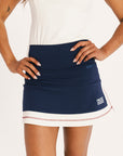 Stripe George Skirt - Midnight/Heritage