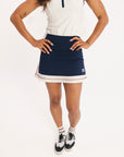 Stripe George Skirt - Midnight/Heritage