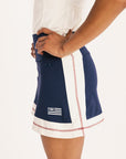 Stripe George Skirt - Midnight/Heritage