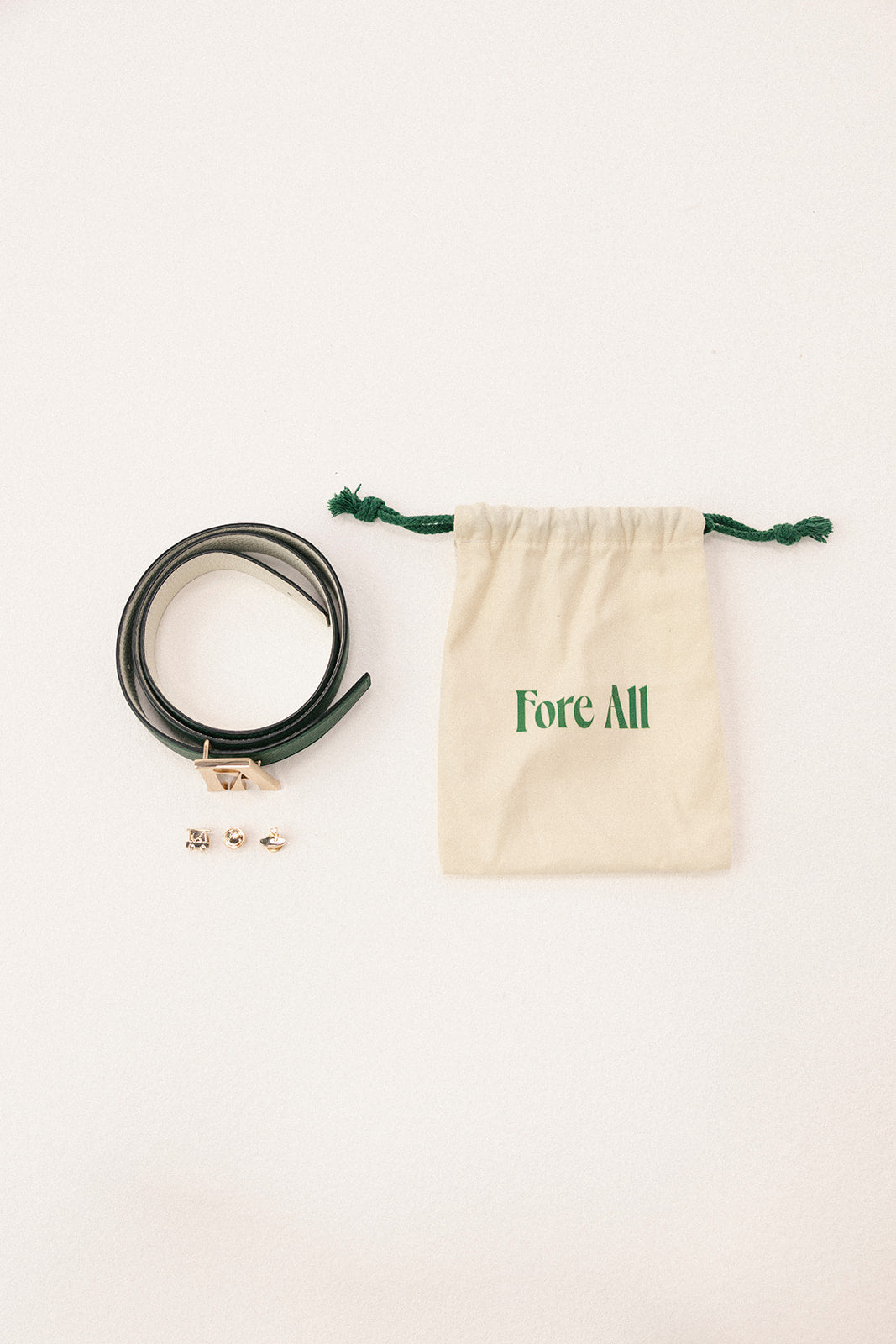 Country Club Belt - White/Green