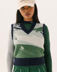 Powder Sweater Vest - River
