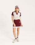 Raglan Angie Polo - Heritage/Wine