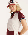 Raglan Angie Polo - Heritage/Wine