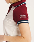 Raglan Angie Polo - Heritage/Wine