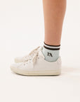 Happy Golfer Quarter Sock - Blue Sky Horse