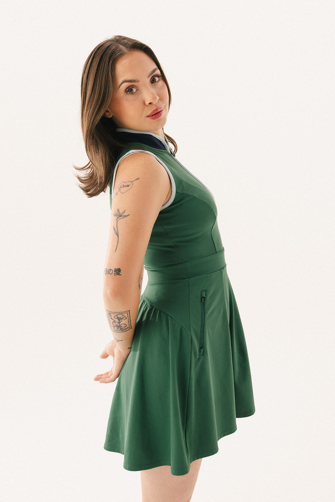 Georgia Dress - Green