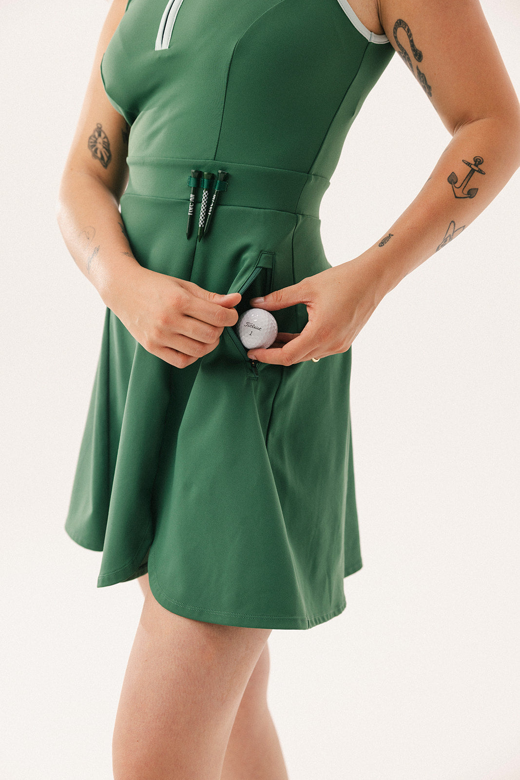 Georgia Dress - Green